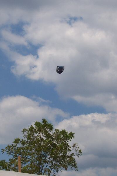 Flying tent at the folkfest