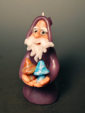 Dwarf Holding Mushrooms
